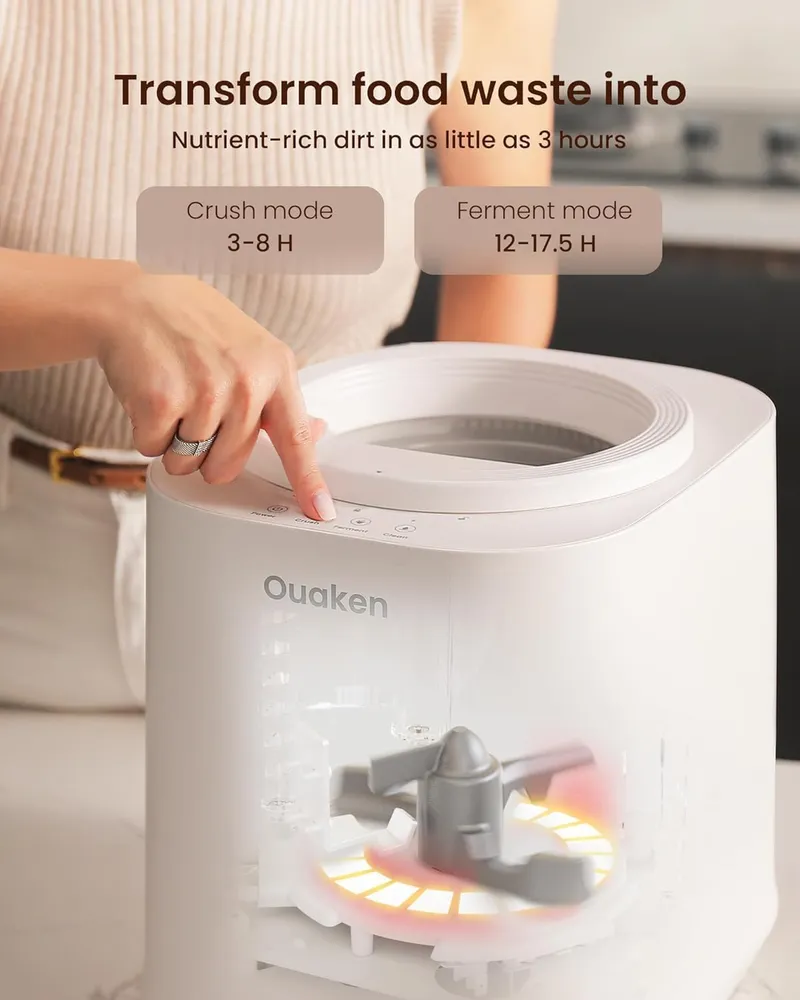 Ouaken Smart Countertop Compost Bin